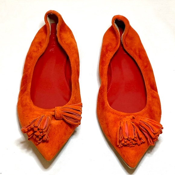 J Crew orange flats - Picture 2 of 4
